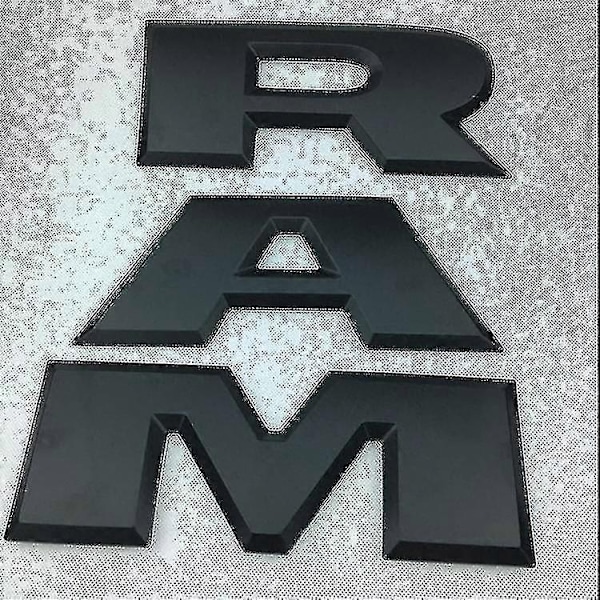Sopii Dodge Ram -auton takaluukkuun, Pickup-tarroihin, Ram 1500 2500 3500 -mallien takaluukun suuri autotarra - Xin Matte Black