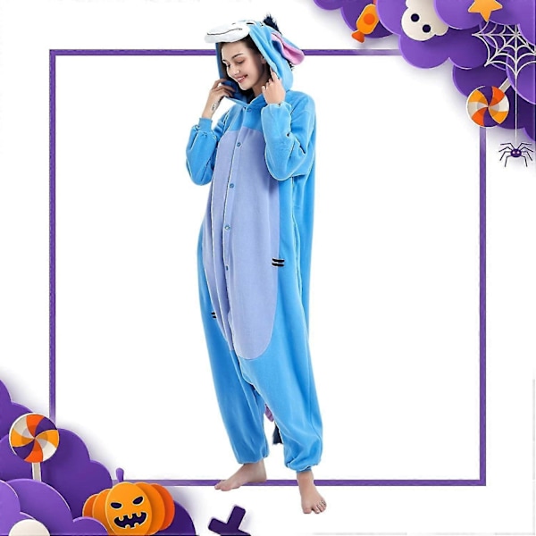 Voksen Onesie Pyjamas Dyr Onesie Halloween Kostume Julepyjamas Onesie-Xin Donkey Small