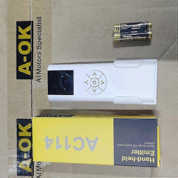 1/2/3/5 Hvid Multi-Kanal Fjernbetjening Praktisk og Kompakt - Xin AC114-06 6 control 1Set