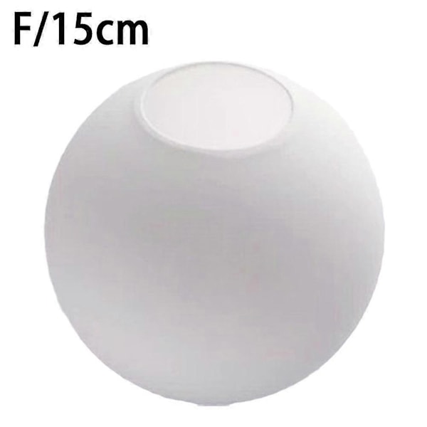 Mattavalkoinen pallomainen lasikupu lampunvarjostimen vaihto pyöreä valaisinkupu Fix-xindaren 15cm