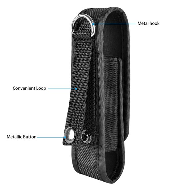 Universal Nylon Lommelykt Holster Veske Pose for FENIX UC30 UC35 E35 3\"-5\" 18650 Mini Lommelykt Lommelykt-Xin