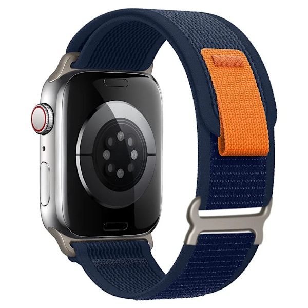 Trail Loop Apple Watch Ultra 2 -ranneke 49mm 44mm 40mm 45mm 41mm 38mm 42mm 40 45mm -ranneke iWatch Series 8 9 7 6 5 3 SE -ranneke sininen-Xin blue 38 40 41mm