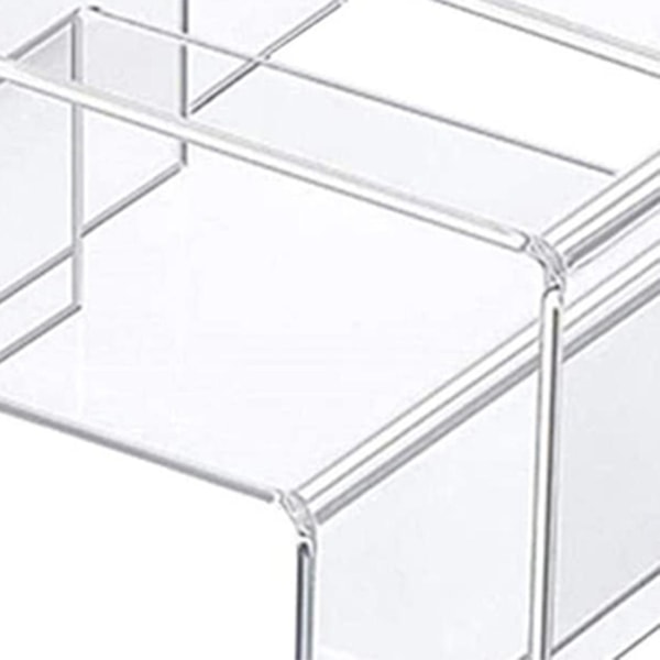 3 Stykker Akryl Display Stand Antikorrosiv Akryl Display Stand Transparent Display Stand for-xindaren