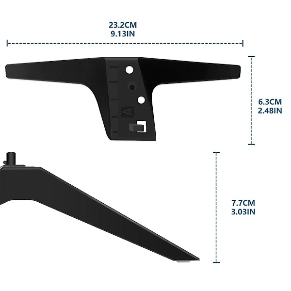 LG TV-fodstativ udskiftning, TV-fodstativ til LG 49 50 55 tommer TV 50UM7300AUE 50UK6300BUB - Xin