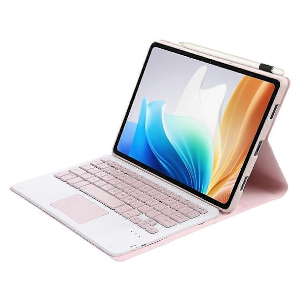 Surfplattefodral Kompatibelt med Oppo Pad Neo Bluetooth-tangentbord - xindaren Pink