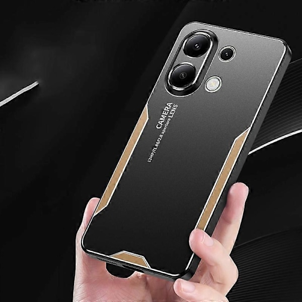 Blade Series TPU Hybrid Metall Skal-Xin Red For Xiaomi Redmi Note 13 4G