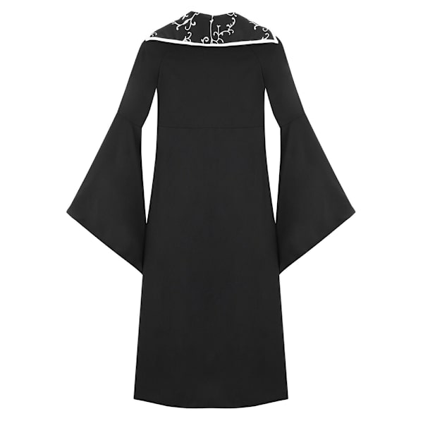 Jentekostyme for barn - Vampyrkostyme for Halloween, Hexe-kostyme, White-Xin white 110cm
