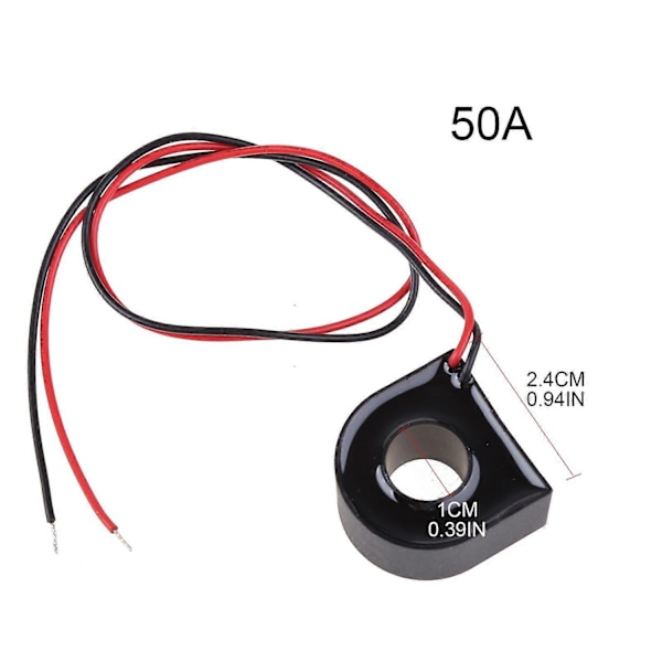Virta-anturi Kannettava Mini Ct Virta-anturi 5A/20A/30A/50A ABS-Xin As Picture Shown