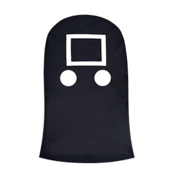 Barnens Squid Game Jumpsuit Mask Handskar 3-delad Fest Rollspel Kostym Maskerad Kostym - Xin Square Mask 5-6 Years