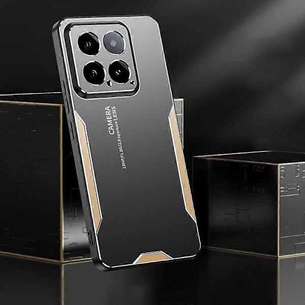 Blade Series TPU Hybrid Metall Skal-Xin Silver For Xiaomi 14