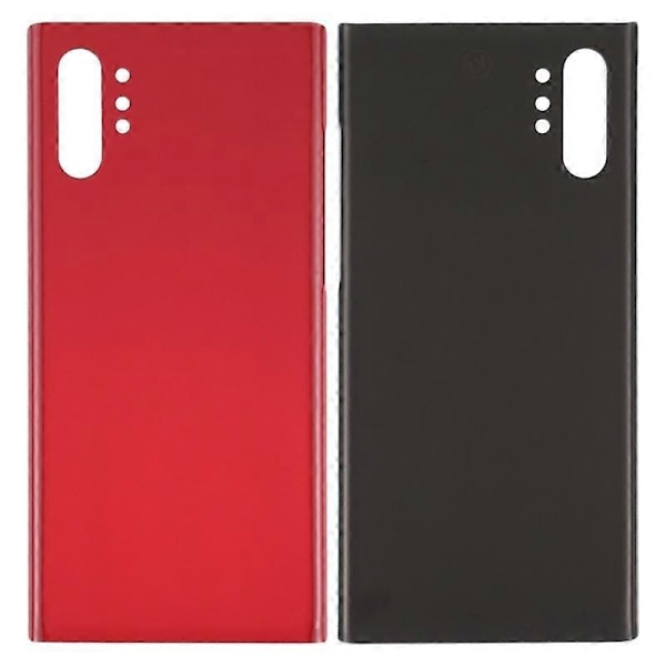 Kompatibel med Samsung Galaxy Note 10 Plus 4G N975 Glas Batterilucka med Självhäftande Klistermärke-xindaren Style F