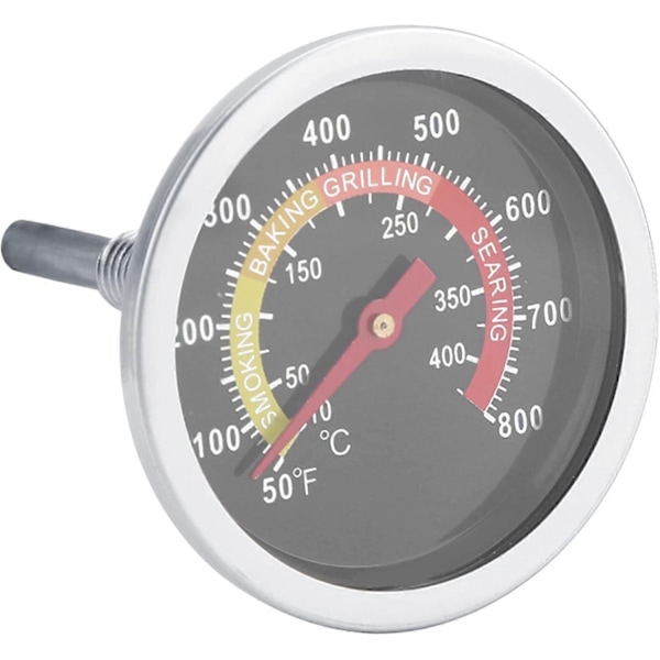 Weber Grill Termometer Lokk Genesis 50~800 Termometer for Grill i Rustfritt Stål Temperaturmåler for Grillmatlaging-Xin