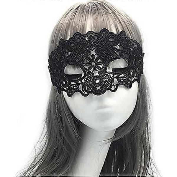 4 kpl Naamiaisasu Naamio Puolinaamio Seksikkäät Pitsinaamiot Miehille Naisille Juhlapallo Hieno Puku Halloween-naamio - xindaren