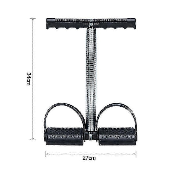 Elastisk Sit Up Dragrep Fjäderspänning Fotpedal Mage Ben Tränare - Hemmagym Utrustning - xindaren