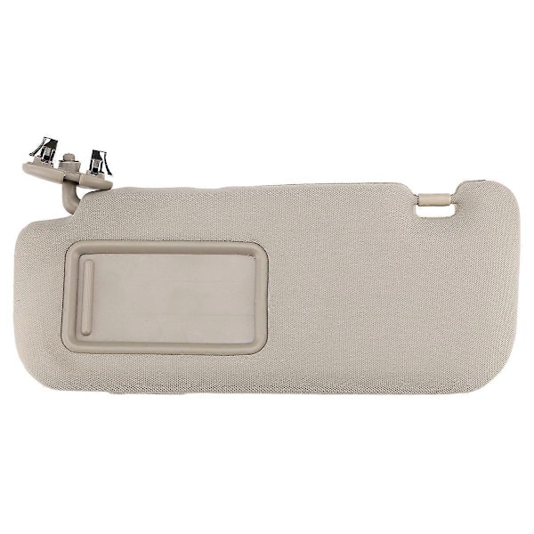 Kompatibel med Toyota Auris Corolla 2007 - 2013 Bil Interiör Solskydd med Spegel Solskydd Vänster Förare-xindaren Beige