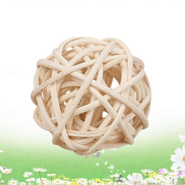 30 stk. Rattan Kvist Kugle Pileflettede Rattan Kugler Vasefyld Vicker Rattan-xindaren
