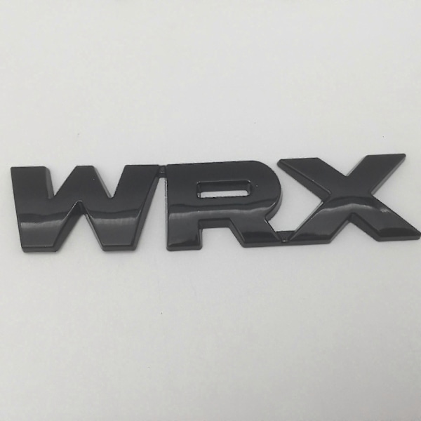 1kpl 3D metallinen Crosstrek Awd Brz yhteensopiva Wrx auton kirjain lokasuoja tunnus sivu takaluukku merkki tarra auto tarvikkeet-xindaren black WRX