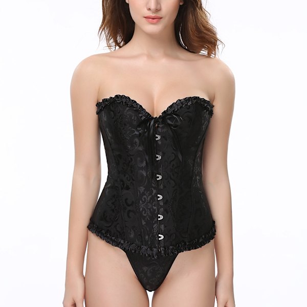 Eurooppalainen ja amerikkalainen palatsimainen rintaa korostava hääpuku seksikäs vyötäröllä ja vatsaa tukeva liivi vyötäröllä korsetti MJ51 aprikoosi-Xin apricot 5XL