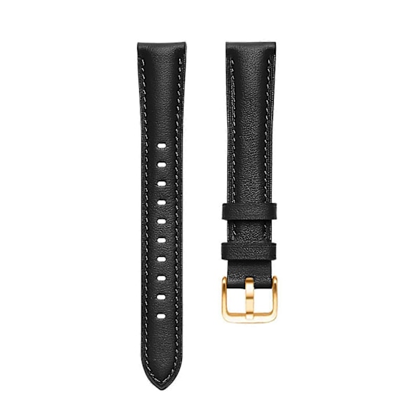 Kompatibel med Huawei Fit Mini Watch Justerbar Læder Blød Rem Armbånd - xindaren Black