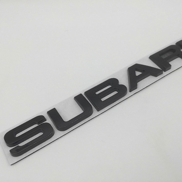 1kpl 3D metallinen Crosstrek Awd Brz yhteensopiva Wrx auton kirjain lokasuoja tunnus sivu takaluukku merkki tarra auto tarvikkeet-xindaren black Subaru