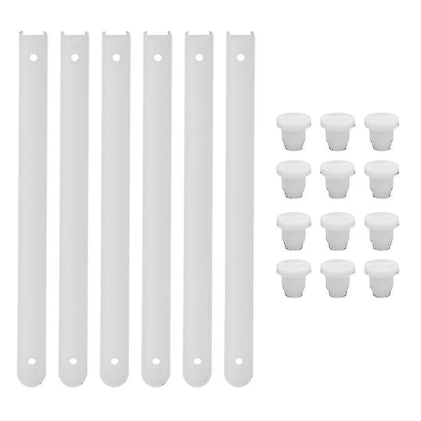 3 Sets Plastic Drawer Slides Drawer Replacement Parts Drawer Rails Drawer Track Rails-Xin