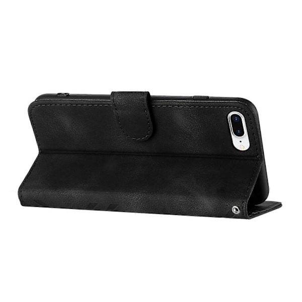 Etui Kompatibelt med iPhone 8 Plus / iPhone 7 Plus Cover Magnetisk Flip Wallet Læder Kompatibelt med iPhone 8 Plus / iPhone 7 Plus Cover-xindaren Black
