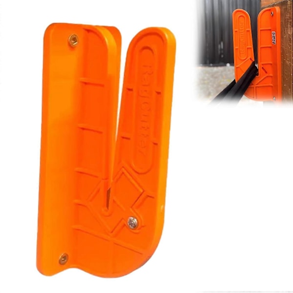 Veggmontert fillekniv for rask og sikker kutting - Den oransje fillekniven for stoffer, hyssing, tau, bånd og mer - Xin Orange