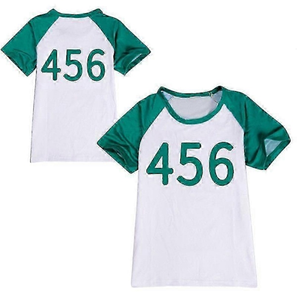 Squid Game 2 Spillere Cosplay Kostyme Treningsdress Komplett Klesett-xindaren 456 150cm