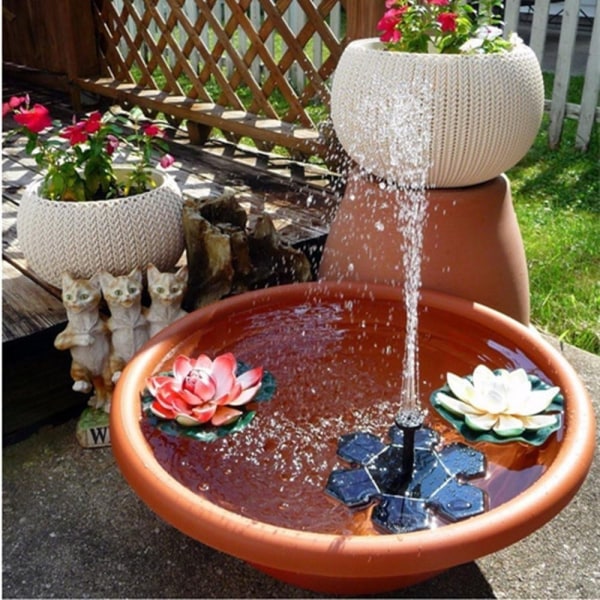 Power Bird Bath Water Fountain Pump Solar Sprinkler Fountain For Pool Pond Garden Aquarium Decor-Xin