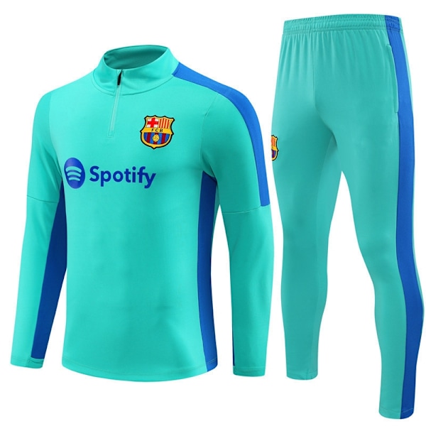 Säsong 2324 Barcelona Royal M Arsenal långärmad halvspårningsdräkt vuxen fotbollslag uniform träningsdräkt långärmad dräkt Hu Lanser-3-Xin Hu Lanse-3 18