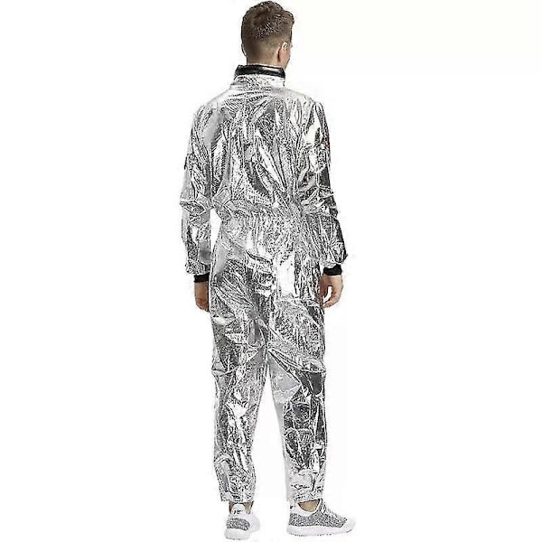 Astronautdräkt, rollspelsdräkt, Halloween karnevalsdräkt, vuxen-Xin Men M