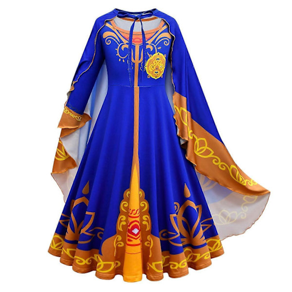 Mira Royal Detective lasten cosplay sininen mekko Halloween-asu taaperoille vauvatytöille joulu pitkähihaiset juhlapuvut - Xin blue cloak 100cm