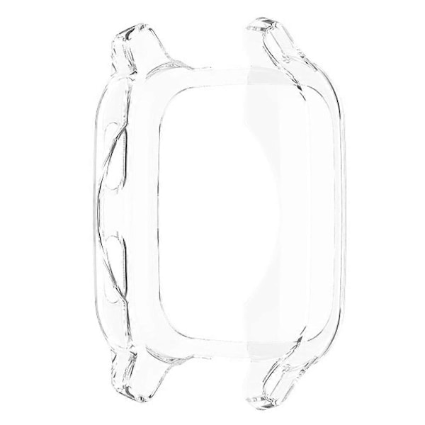 for Garmin Venu Sq  /  Venu Sq Music  /  Venu Sq 2  /  Venu Sq 2 Music TPU Klokkeramme Deksel Hollow-Xin Transparent