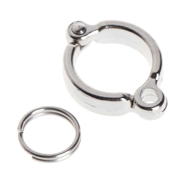 Papegøje benring metal fodring legeringsclips egnet til fuglepapegøjer der flyver udendørs-Xin 6-11.5mm