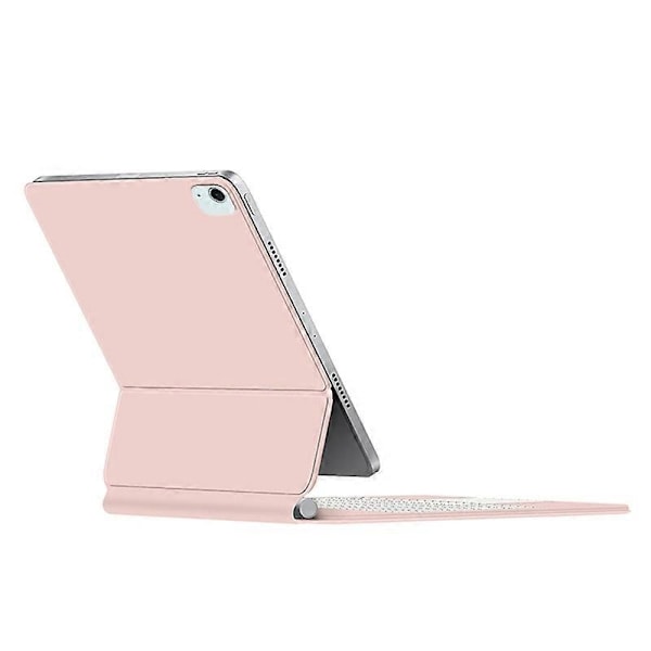 til iPad Air 13 (2024) (M2) Flydende Magnetisk Etui Bluetooth Tastatur med Multi-touch Trackpad - Pi-Xin Pink