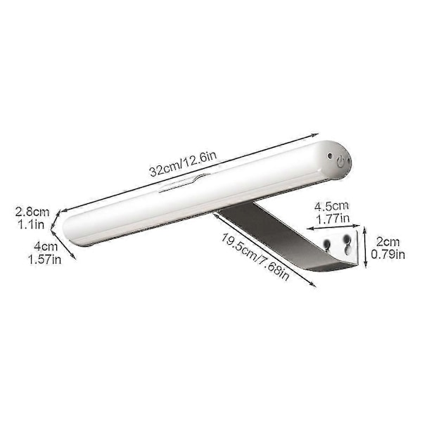 Paristokäyttöinen kuvanvalaisin kaukosäätimellä maalauksiin, valokuvaseinävalaisin muotokuvaan - Xin White 4000mAh