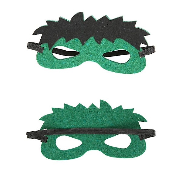 9-pack Barn Superhjälte Filtmasker med Elastiskt Snöre Superhjältemask Fest Rollspel Masker för Halloweenfest - Xin