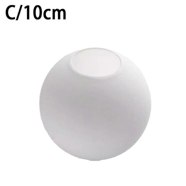 Mattavalkoinen pallomainen lasikupu lampunvarjostimen vaihto pyöreä valaisinkupu Fix-xindaren 10cm