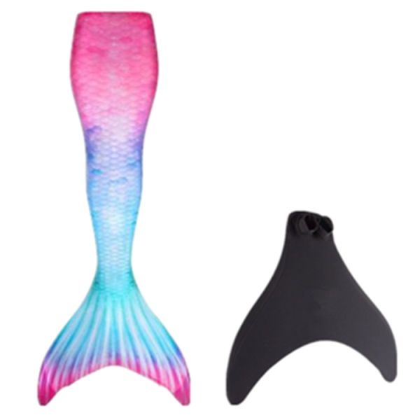 Kestävä merenneidon pyrstö lapsille, sopii uimiseen, monofin-Xin:n kanssa new gradient powder XL