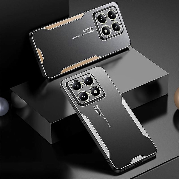 Blade Series TPU Hybrid Metall Skal-Xin Silver For Xiaomi 14T Pro