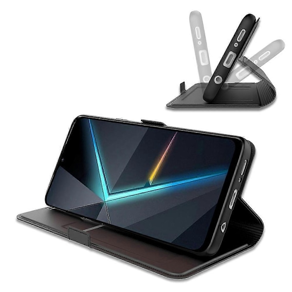 Kompatibel med ZTE nubia Focus Skal Stötsäkert TPU Innerskal Läder Telefonfodral Kortplats-xindaren Style A