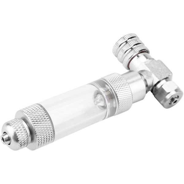Akvarium CO2 Kontrollventil Rostfritt Stål Akvariumsystem CO2 Regulator Akvarium CO2 Bubbelräknare Akvarium DIY CO2 Generator Nålventil-xindaren