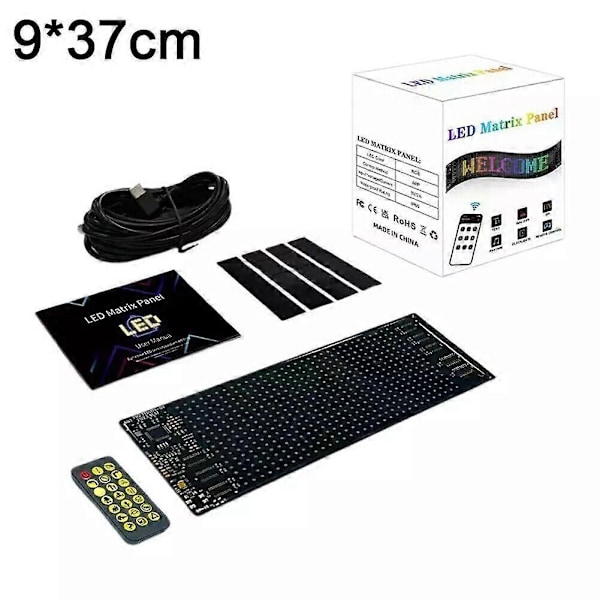 Lastbil-Specifik Devil's Eye LED-Skærm Bil Øje Lys Lastbil Dynamisk LED Lys-xindaren 9.2cm*37.4cm