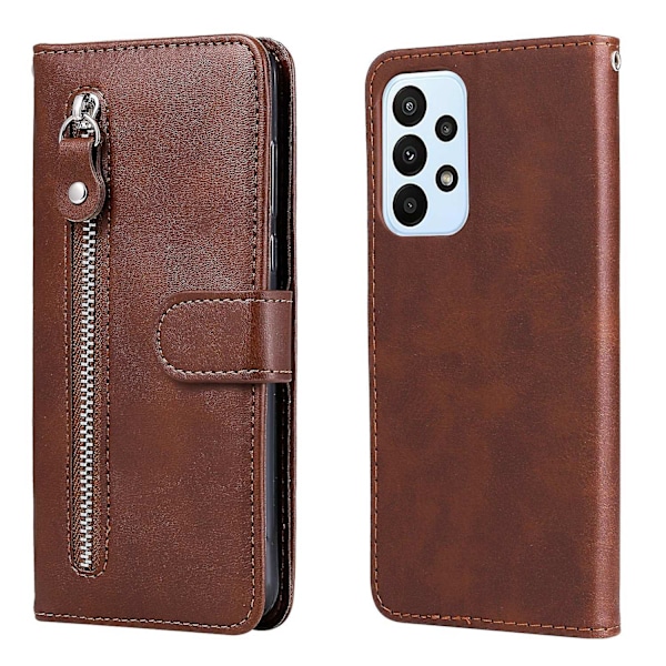 Læderetui til Samsung Galaxy A23 /Galaxy M23/Galaxy F23-Xin Brown