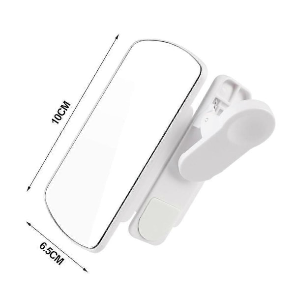 Universal Smartphone Kamera Spejl Refleksions Clip Lille Størrelse Nem Installation Mobiltelefon Selfie Refleksions Spejl Clip-Xin White