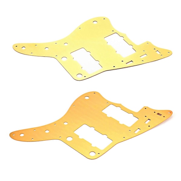 Gitarr Skyddsplåt Jazzmaster Stil Aluminium Guld Gitarrplektrumskydd-Xin