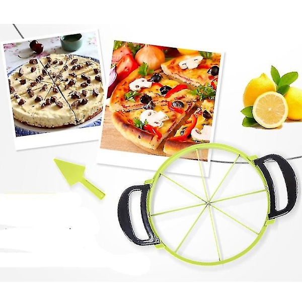 Cake Equal Portion Cutter Round Bread Dessert Mousse Divider Pizza Cutter-Xin