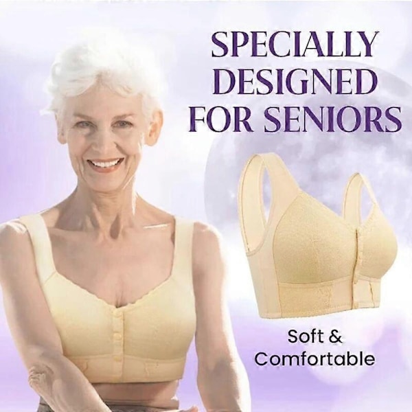 Evybliss Rintaliivit, Rintaliivit - Edestä Kiinnitettävät Hengittävät Rintaliivit Seniori-ikäisille - Xin sink color 52