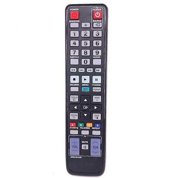 Fjernbetjening til Samsung DVD Blu-ray-afspiller Bd-c5500 Bd-p1600 Bd-c6500 Bd-p1580 Bd-c69-Xin