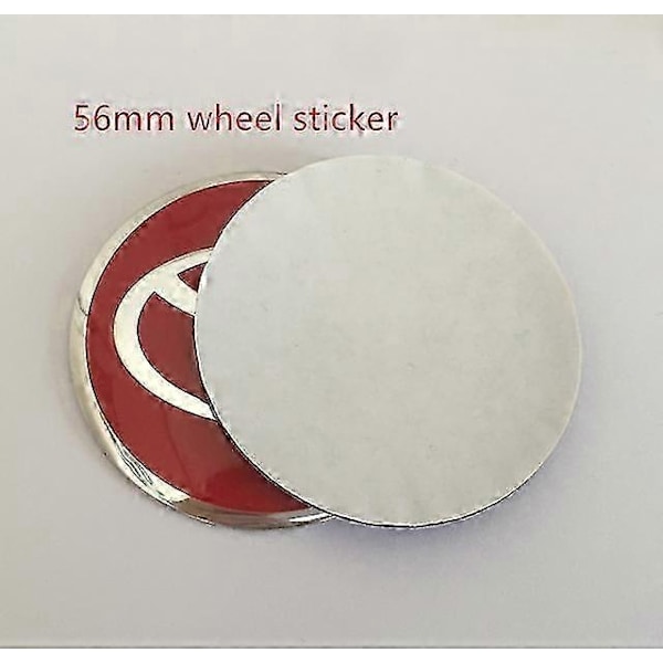 Nye 4 stk. 56mm 60mm 65mm til toyota Bil Hjul Nav Center Cap Badge Covers Emblem Mærkat Styling Tilbehør-xindaren Black 65mm